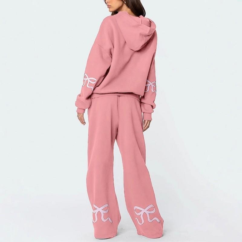 Womens Oversized Hoodie Wide Leg Pants