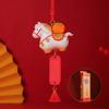 Car Pendant With Resin Material For Festive Year Of The Horse Decor