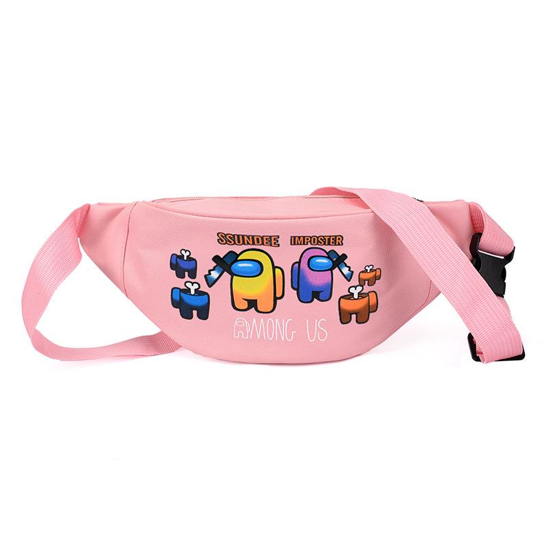 Cartoon Cute Children's Fanny Pack, Male and Female Babies, Fashionable One-shoulder Messenger Bag, Trendy Children's Robot Children's Breast Bag