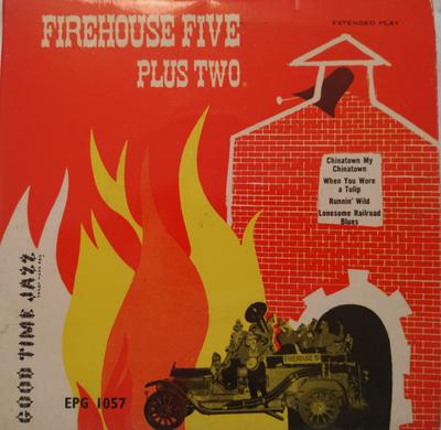 7inch Record FIREHOUSE FIVE PLUS TWO  Firehouse Five Plus Two EPG1057 GOOD TIME JAZZ 1955 UK Jazz Used