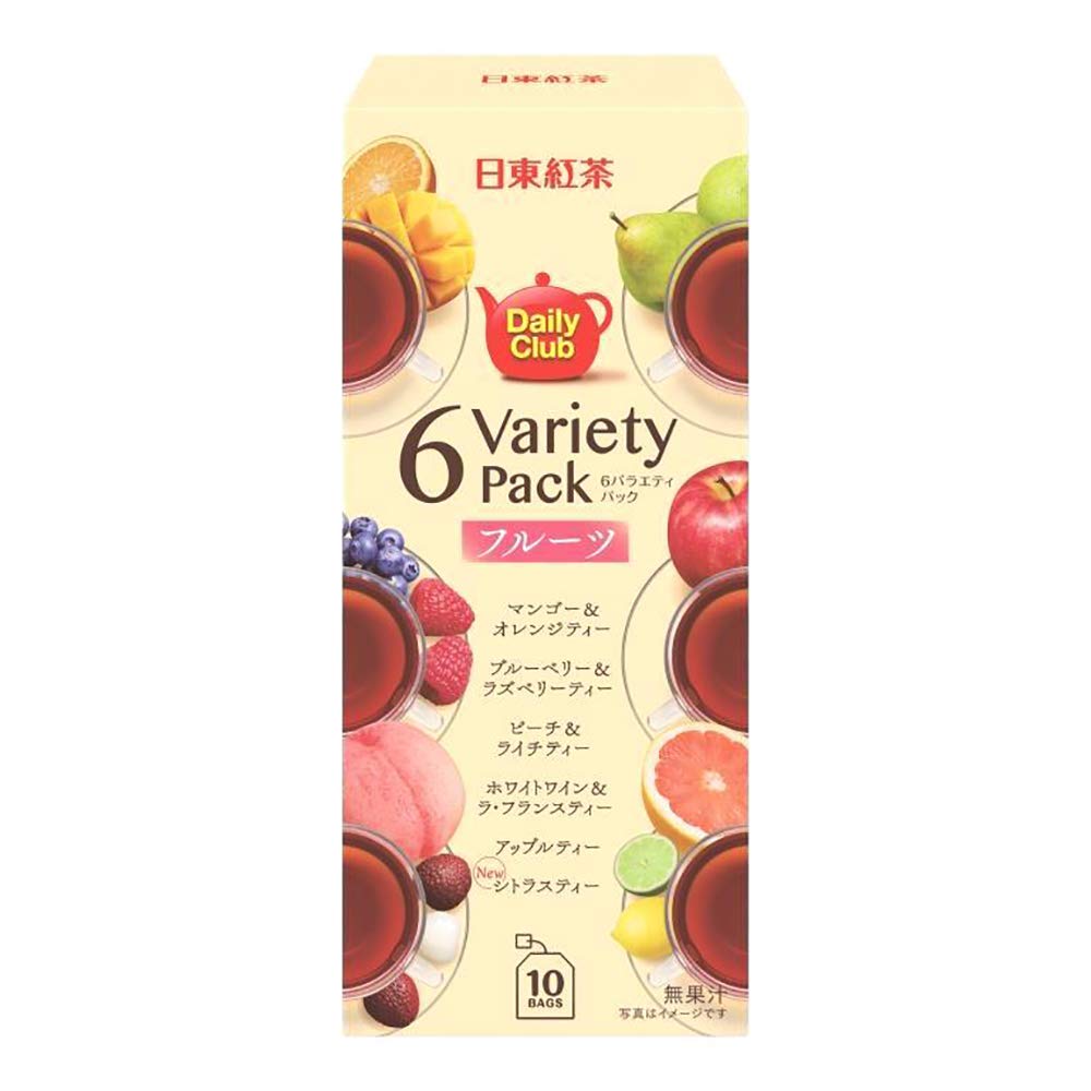 Nittoh Kocha Daily Club 6 Variety Pack 10 Bags x Units