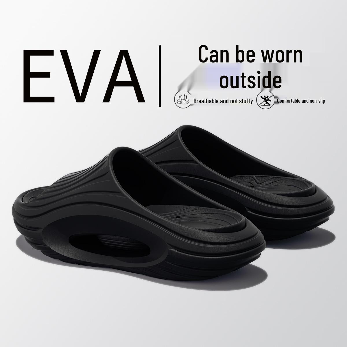 

Men s 2025 Thick Sole EVA Outdoor Sandals - Non-slip Sports Slippers with Unique Stepping Design for Summer 44-45 [Fits 43-44]