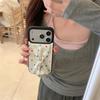 Cute Rainbow Polka Dot Bow Phone Case For iPhone 17 Pro 16 15 14 Pro Max with Heart Pendant Leather Shockproof 16 17 15pro Cover