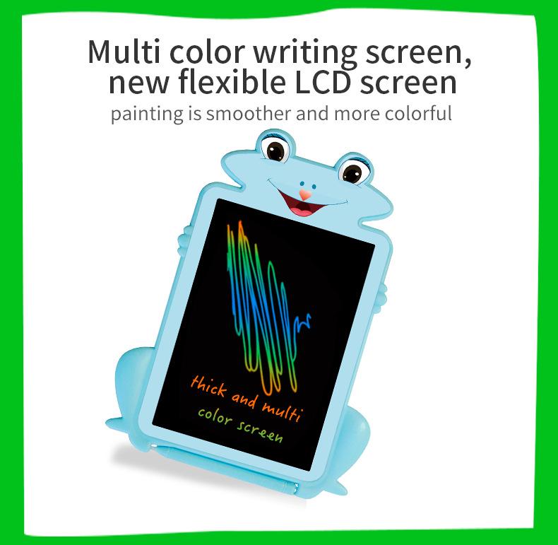8.5 Inch Frog Cartoon LCD Writing Tablet for Kids - Electronic Drawing and Handwriting Board