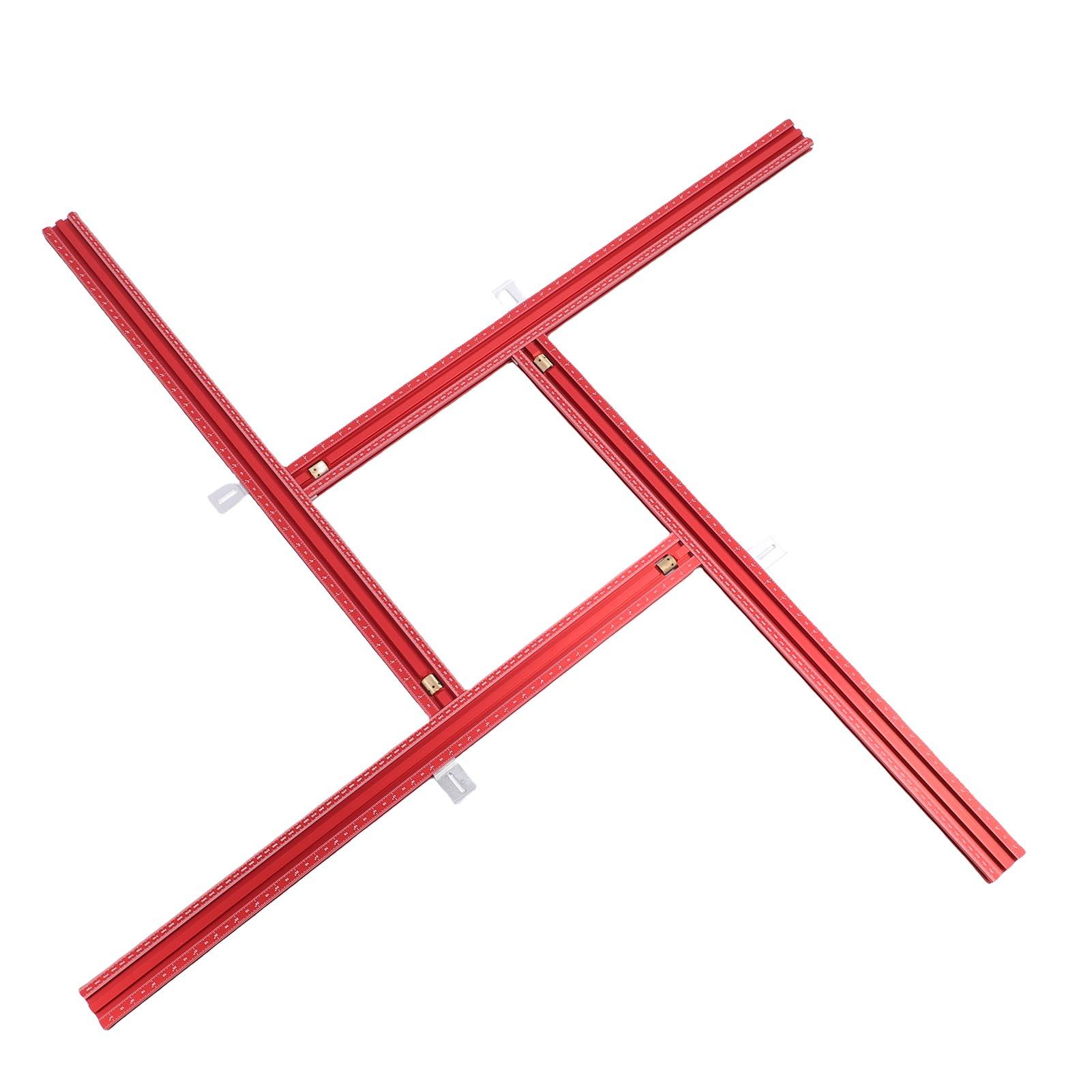 

Adjustable Router Template Aluminum Alloy 800mm Adjustable Square Frame Multifunctional Router Rail Guide System