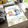 Bluey Fever Adventure Floor Rug Office Rug Perfect for Living Rooms Kitchen Bedrooms Foyer Antislip Carpet Office home decor Best for Christmas