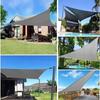Shade Sun Sail Curved Commercial Outdoor Shade Cover Rectangle Triangle Heavy Duty Waterproof for Backyard Patio Garden Deck