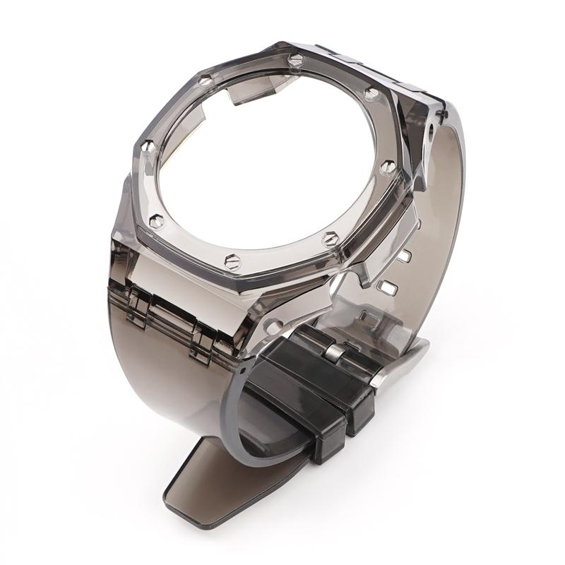 Modification Kit For Casio G-SHOCK GA-2100 GA-2110 GA-B2100 Fluororubber Strap GA2100 Men Bezel Watch Band Bracelet