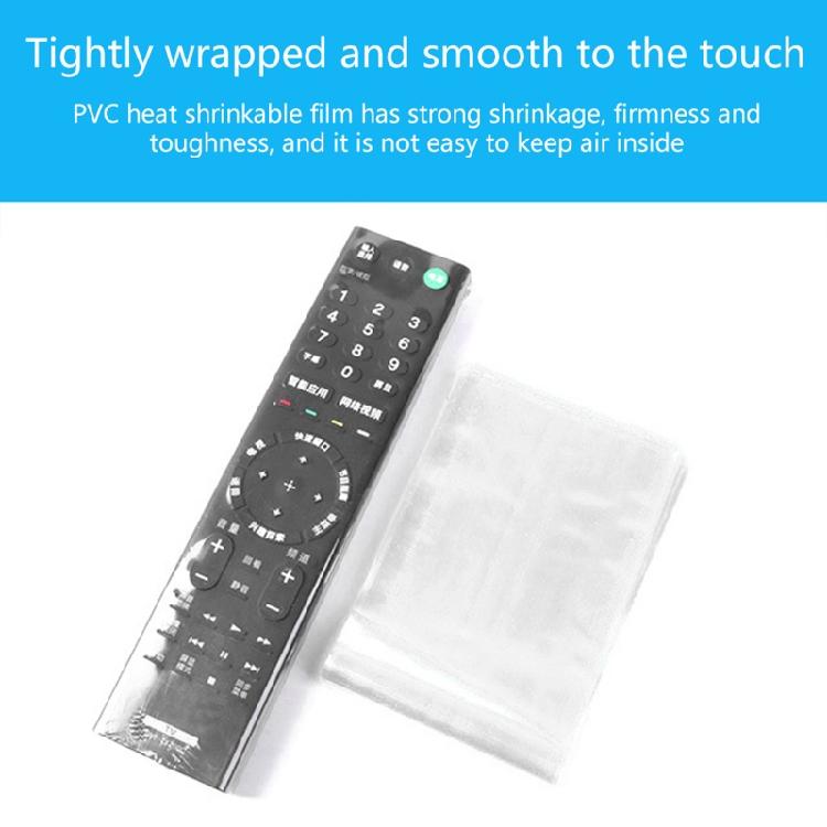 10 Pieces Shrink Wrap Bags Anti-dust for Air Condition Video TV Remote Controls
