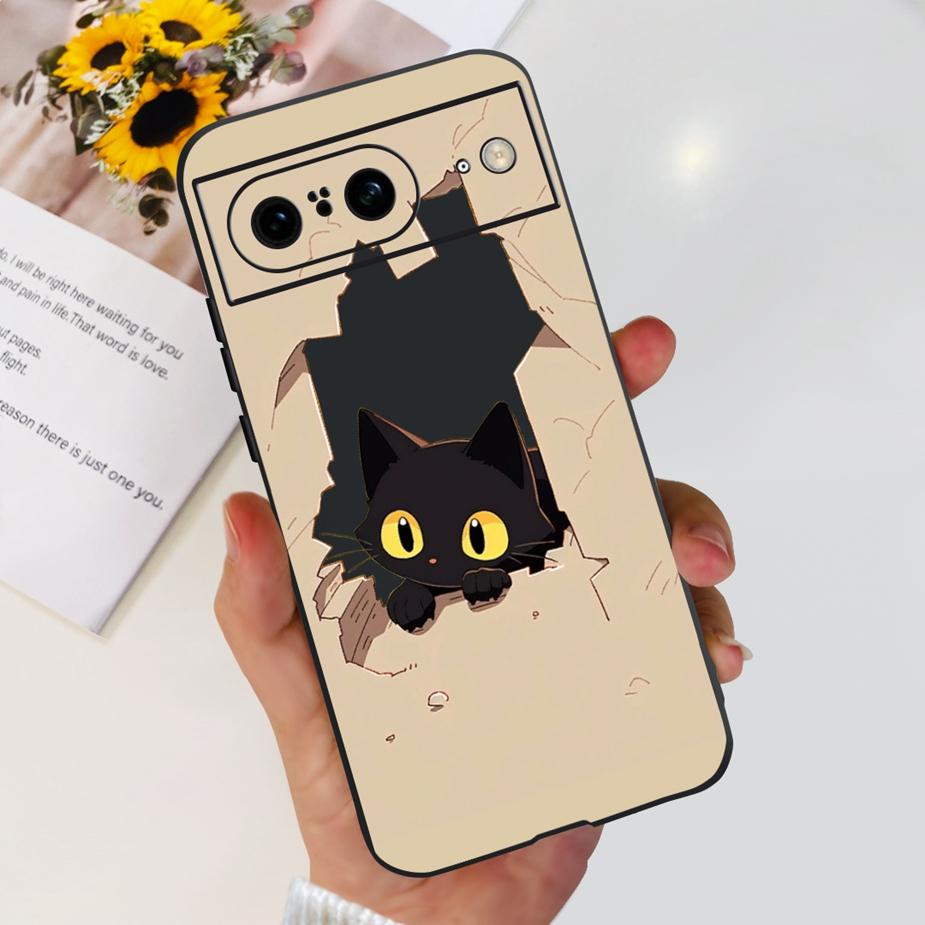 For Google Pixel 8A Case Pixel8 Pro New Fashion Painted Cover Soft Silicone Phone Case For Google Pixel 8 Pro Pixel8A Funda Capa