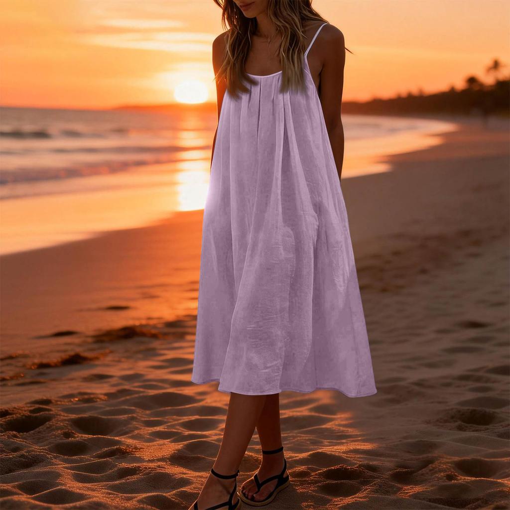 Women's Backless Strapless Dresses, Backless Loungewear Dress, Sleeveless, House Dress, Long Dress With Back