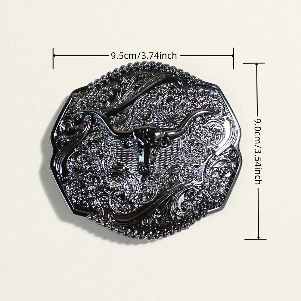 

Western Denim Belt Buckle Punk Goth Personality Board Buckle Belt Buckle Russian Ethnic Smooth Buckle reference picture size