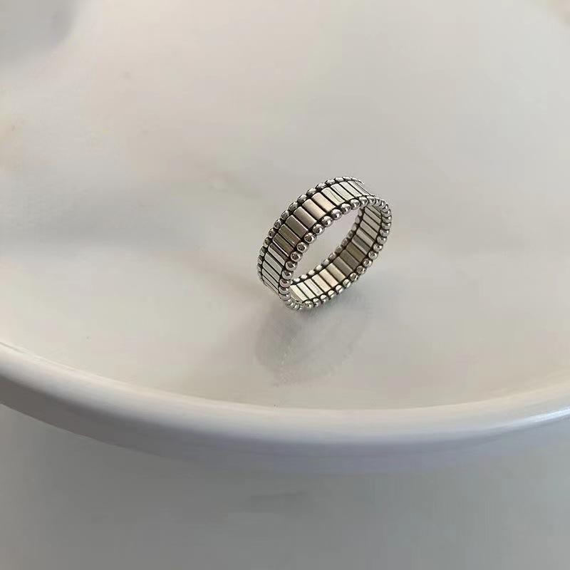 Vintage Silver Color Minimalist Geometric Metal Ring Set Punk Irregular Finger Ring for Women Men Fashion Jewelry Party Gift2025