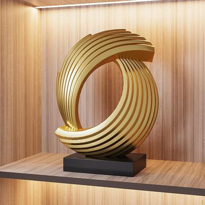 Figurine décorative moderne à collectionner, sculpture de prospérité, ornement de table pour étagère
