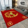 3D Roman SPQR logo Printed carpet non-slip carpet bedroom decor door mat outdoor rug Yoga mat bedroom decoration birthday gift