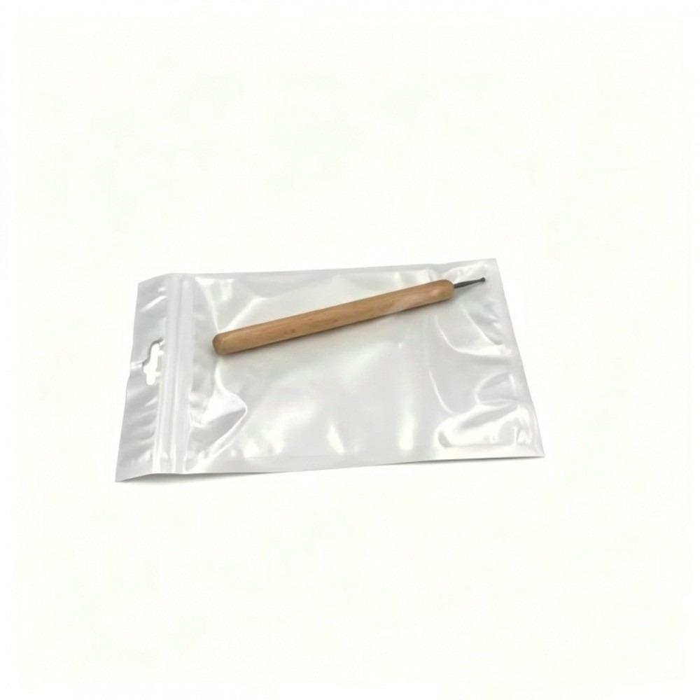 Wooden Handle Wire Rounder Tool Steel Cup Bur Wire Smoother Kit  For Studio Workshop