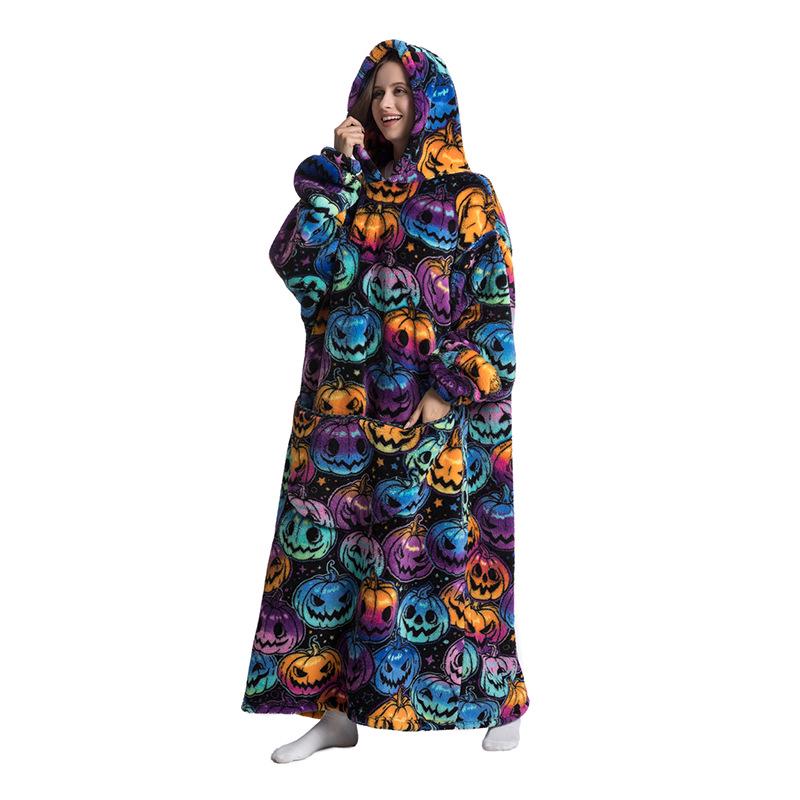 Oversized Wearable Warm Blanket Hoodie Sweater