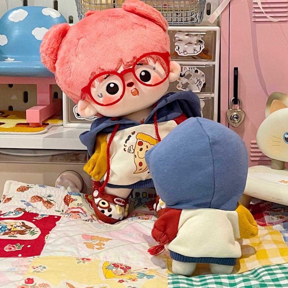 Colorful Hoodie 10cm Cotton Doll's Clothes Sport Set Plush Doll Clothes  Doll Accessories