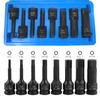 1Celsius2in Drive Wrench Hex Bit Socket Set H5-H19 AT772 Professional Automotive Tools with Portable Storage Box for Car Truck Main