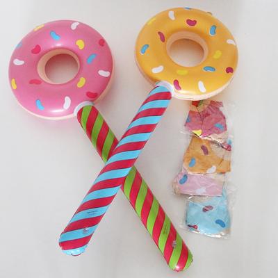 80cm Krofle Nafukovací Balónky Tyčky Sladké Holky Krofle Párty Balónky Dárky Děti Šťastné Cukrové Téma Narozeninová Párty Dekorace Balónky