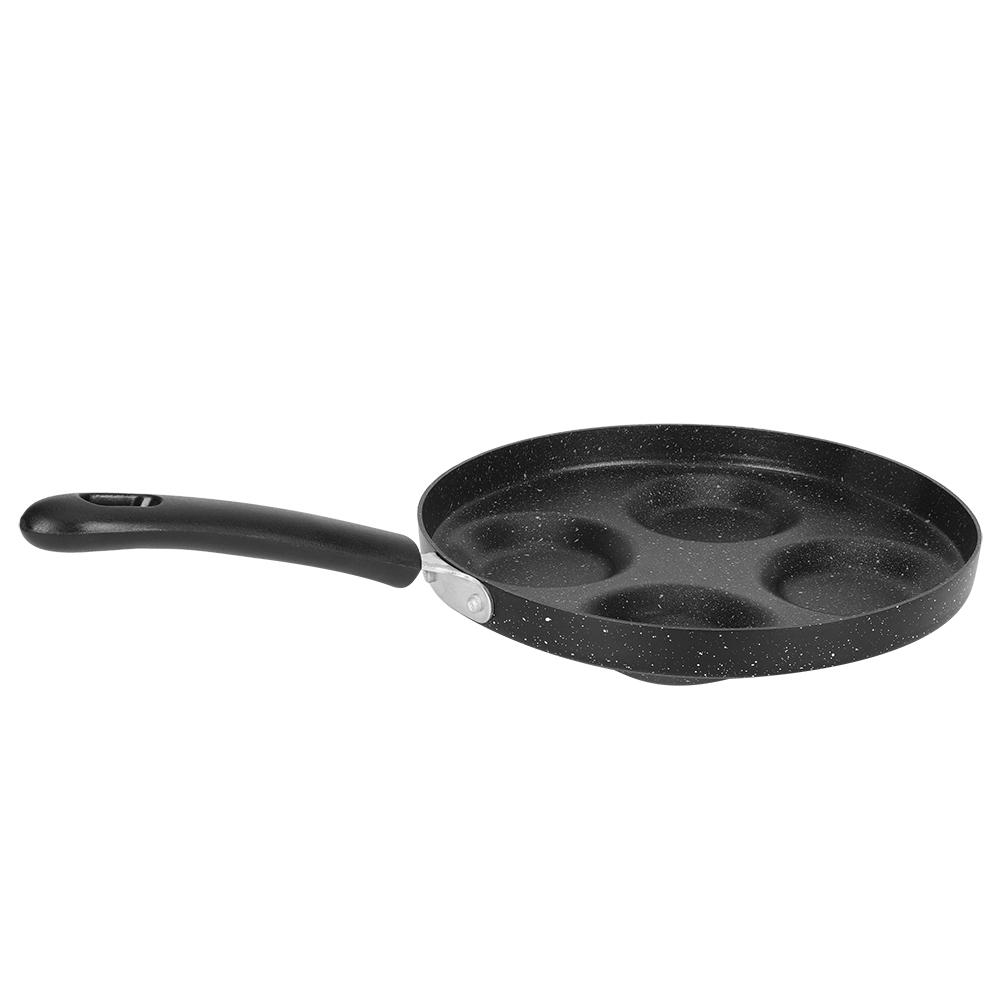 Four Hole Frying Non-stick Egg Pancake Steak Pan Cooking Pans Breakfast Maker