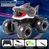 RC Stunt Car Amphibious 2.4G Water Gun Car 10M Long Range Automatic Water Absorption Remote Control Tank Toys Christmas Gifts