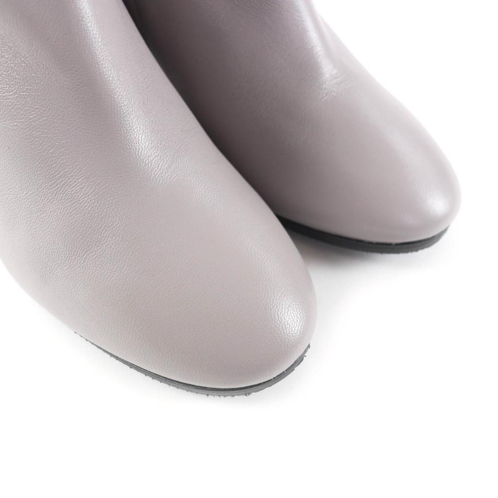 Pristine BALENCIAGA short boots gray leather Women 36 477242 Used