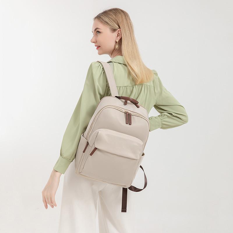 Oxford Cloth Backpack, Women's Versatile, Simple, Large-capacity Computer Bag, Casual Backpack, Travel Bag