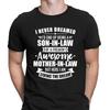 Son In Law Of Awesome Mother In Law Funny Joke Quote Mens T-Shirt Mens Womens Tees Tops Tee Top D