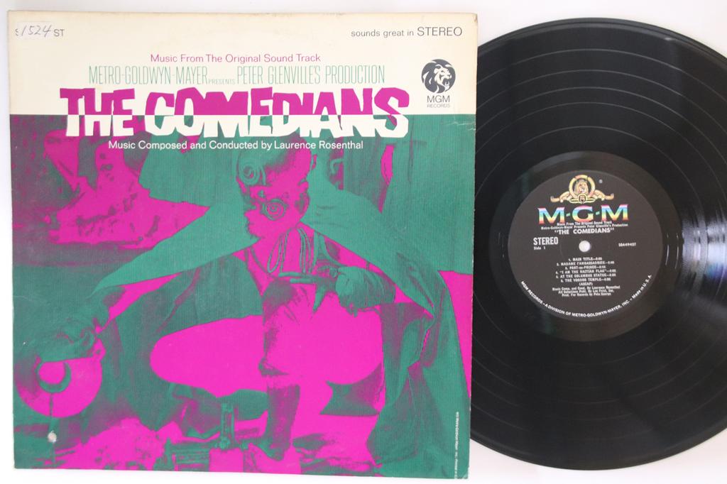 LP Record OST, LAURENCE ROSENTHAL - Comedians SE4494ST MGM 1967 US Soundtracks & Musicals Used