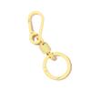 Colorful Zinc Alloy Carabiner Keychain with Rebound Finger Ring