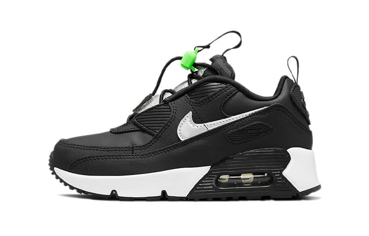 

Nike Air Max 90 Toggle Leather Cushioning Abrasion Resistant Rebound Low top Running Shoes Black White CV0064-002 28
