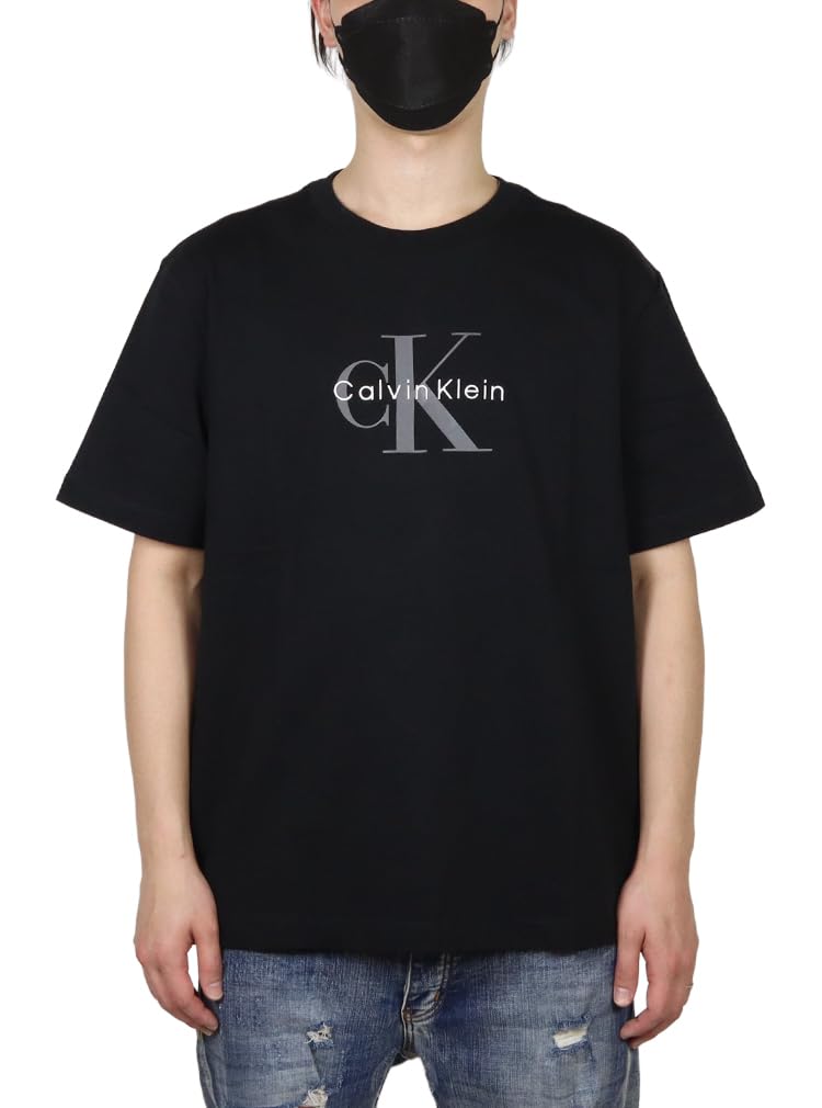 

Size ckj116 [Calvin Klein] Men s Short-Sleeve T-Shirt, L, Black, [Item] чёрный