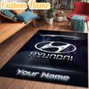 Custom Name Hyun-dai Motor Rug Office Rug, Indoor Rug, Chair Rug, Living Rooms, Doormat Game Rug Home Decor Birthday Christmas Gifts