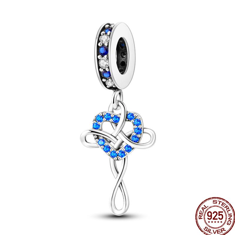 Copper Cross Bible Dove Holy Blessing Demon Eye Shiny Charm Bead Fit Pan Original Bracelet Diy Exquisite