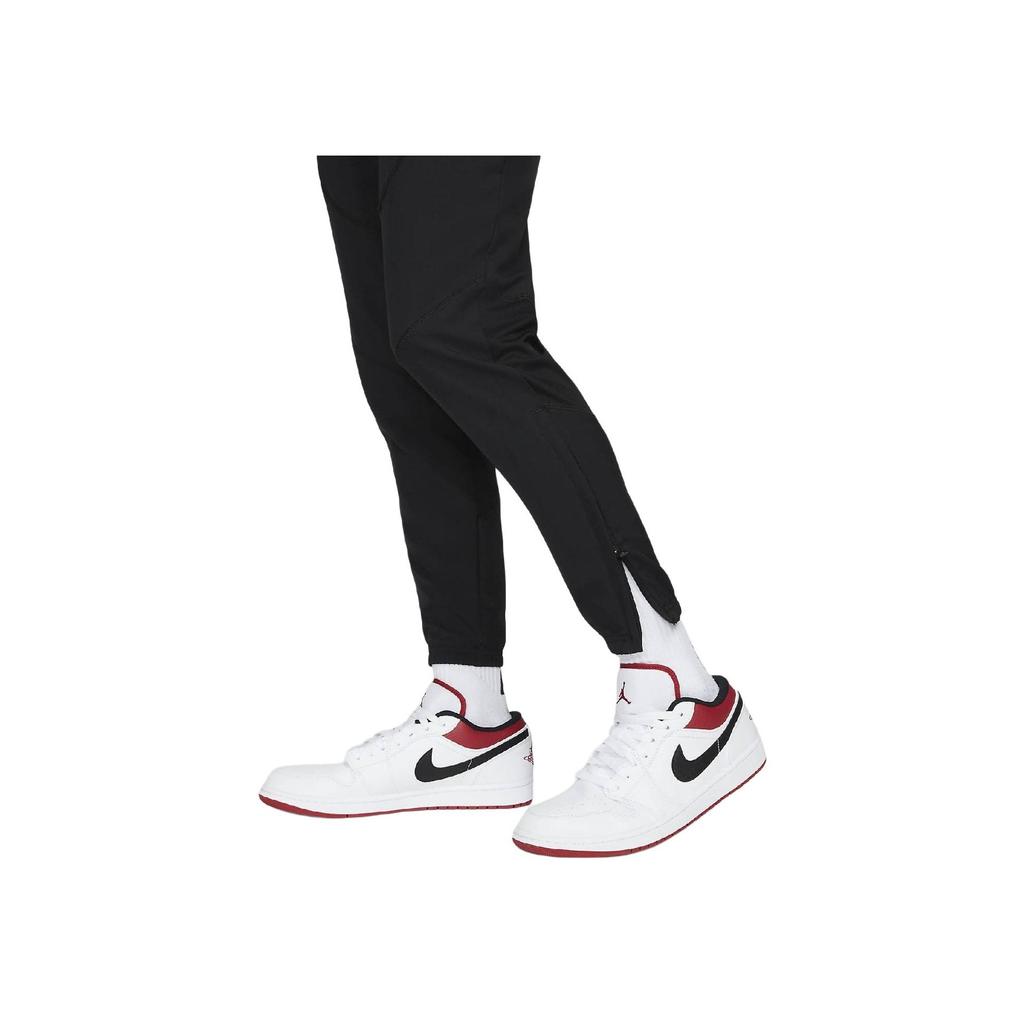 Jordan FW22 Solid Logo Print Drawstring Knit Joggers Men Bottoms Black DH9074-011