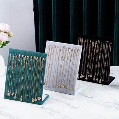 Hanging Necklace Display Shelf Flannel Display Stand New Bracelet Display Rack