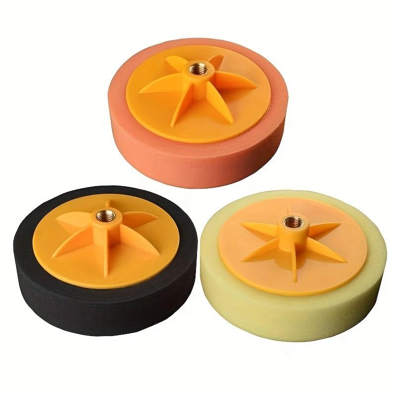 

3Pc 125 Type Angle Grinder Polishing Pad - 6-Inch M14 Thread, Car Detailing Sponge Wheel, Universal Polishing & Grinding
