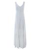 Forest Chic White Spaghetti Strap Dress - Gentle Fairy Long Vacation Dress Sanya Beach Style (f2105)