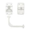 Entry Door Catches Exterior Door Hold Hook Keeper Entrance Latches with Screws RVs T-Style Door Holder Catches
