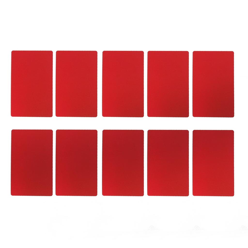 50PCS Business Name Karte Laser Gravur Wasserdicht und Verschleiß Beständig Aluminium Visitenkarte für