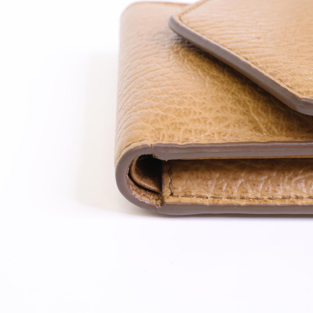 Maison Margiela [Good Condition] 11 S56UI0136 P0399 T2281 4 Stitches Tri-fold wallet (with Coin Pocket) beigeUsed