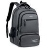 Men Oxford Backpacks Students School Bags Business Laptop Bag Commuter Daypack Large-Capacity Waterproof Durable Travel Rucksack