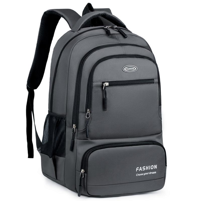 Men Oxford Backpacks Students School Bags Business Laptop Bag Commuter Daypack Large-Capacity Waterproof Durable Travel Rucksack