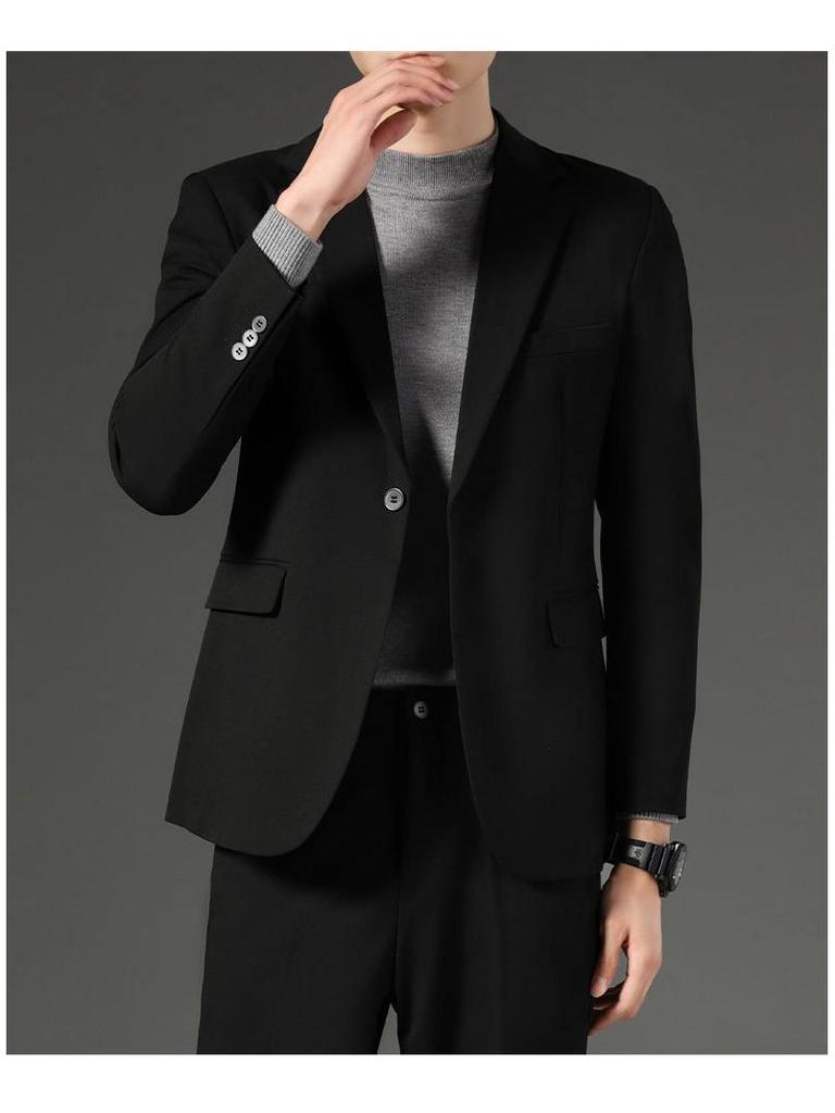Romon Men's Two-Piece Blazer Jacket Suit: Business, Formal, Casual, Wedding Attire 2025.