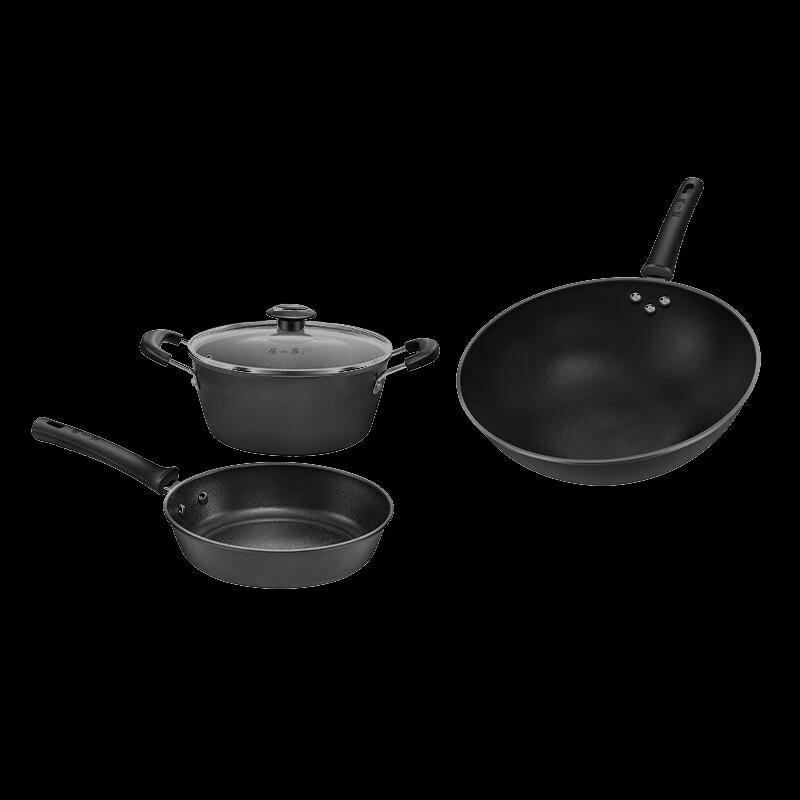 Zhang Xiao Quan Refined Iron Snow Ripple Cookware Set