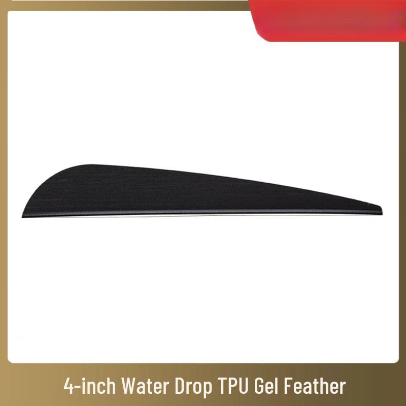 Longchen Water Drop Streamlined Rubber Fletching Arrows Accessories