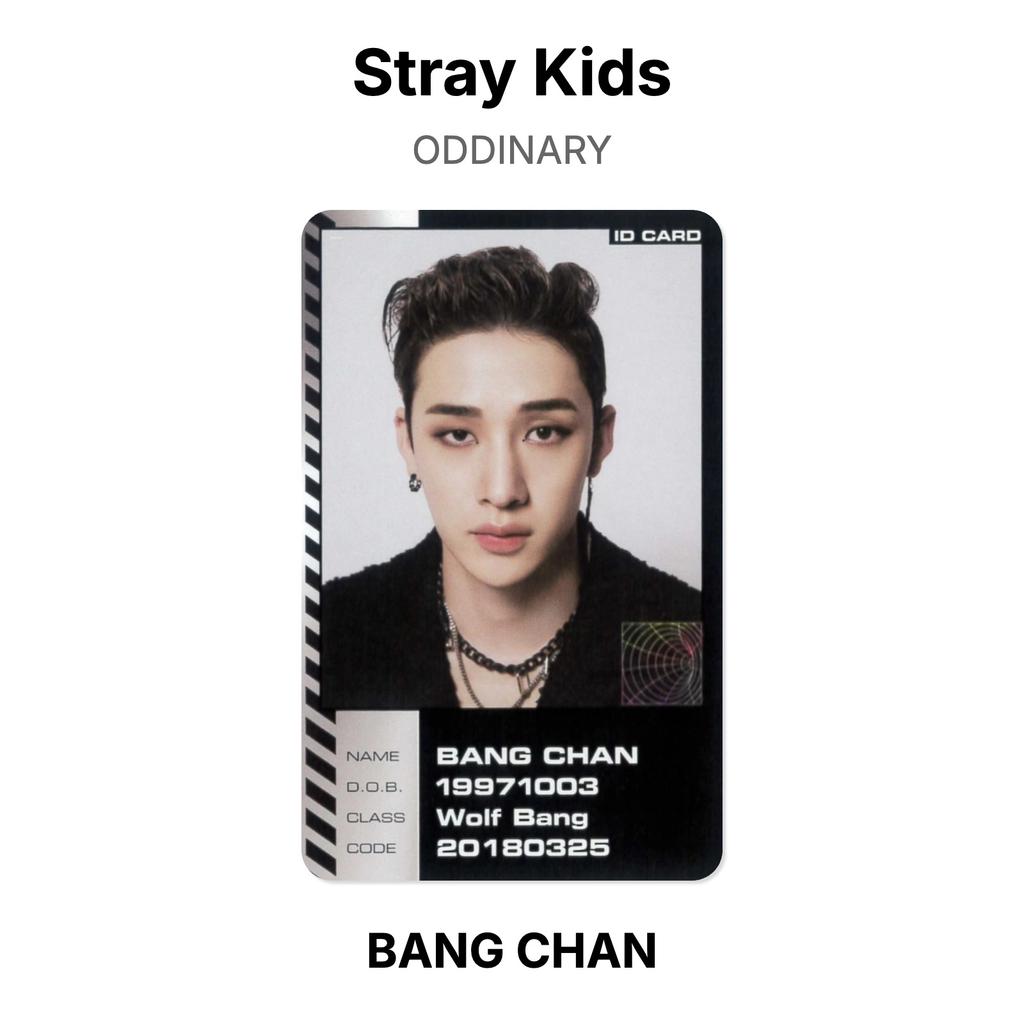 Stray Kids ODDINARY Official Photocard