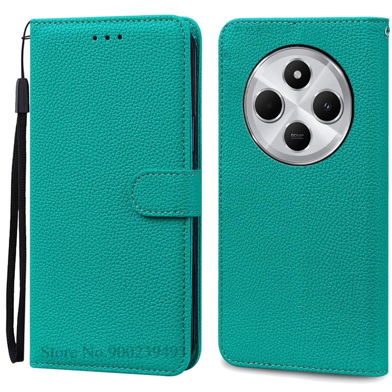 For Poco C75 Case Luxury Leather Flip Wallet Case For Poco C75 Case Xiaomi Poco C75 C 75 Case Silicone Book Cover Coque Fundas