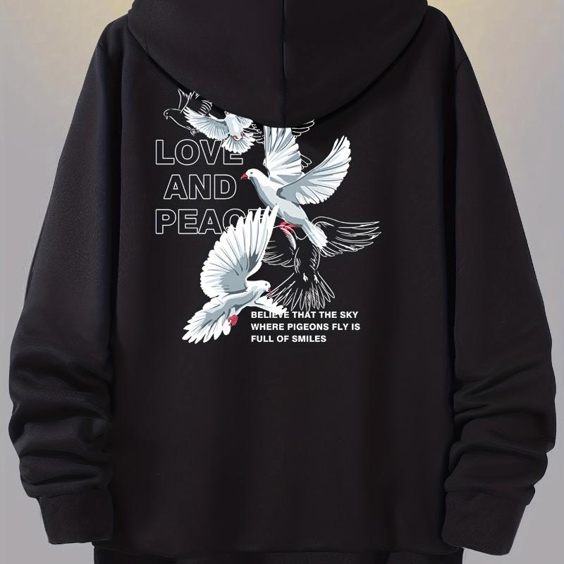 

Hiking Trails & Picnic Outings, Eco-Friendly & Soft, Men s Hooded Sweatshirt XXL чёрный